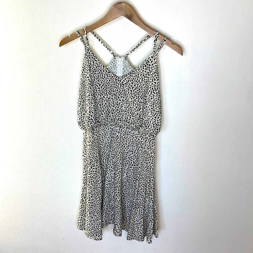 Animal Print Mini Dress